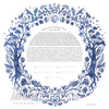 Indigo Celestial Wreath Ketubah by Guest Artist Claire Luce Baldwin