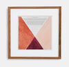 Color Block Ketubah w/ Matching Parents' Gift