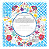 Floral Hamsah Quaker Marriage Contract | Tallulah Ketubahs