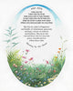 Flower Meadow Ketubah w/ matching Parents' gift