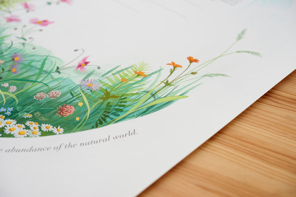 Flower Meadow Small Print