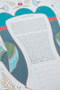 Folk Art Hamsah Ketubah with Matching Parents' Gift | Detail Shot | Tallulah Ketubahs