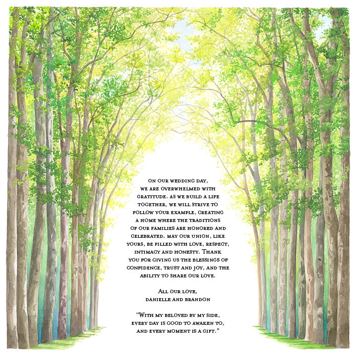 Leafy Lane Small Print