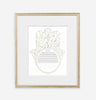 Olive Tree Chinoiserie Hamsah Ketubah w/ Matching Parents'  Gift