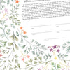 Spring Lace Ketubah
