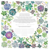 Succulent Wreath Quaker Marriage Contract | Tallulah Ketubahs