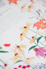 Butterfly Garden Ketubah | Detail Shot | Tallulah Ketubahs