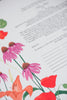 Butterfly Garden Ketubah | Detail Shot | Tallulah Ketubahs