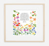 Butterfly Garden Parents Gift | Framed | Tallulah Ketubahs
