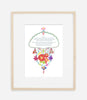 Desert Flower Birkat Habayit/Home Blessing | Framed | Tallulah Ketubahs