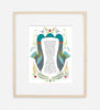 Folk Art Hamsah Parents Gift | Framed | Tallulah Ketubahs