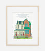 Happy Neighbors IV Birkat HaBayit/Home Blessing | Framed | Tallulah Ketubahs