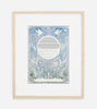 Love Birds in the Garden Papercut Ketubah with Painted Watercolor Background | Framed | Tallulah Ketubahs