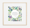 Succulent Wreath Parents Gift | Framed | Tallulah Ketubahs