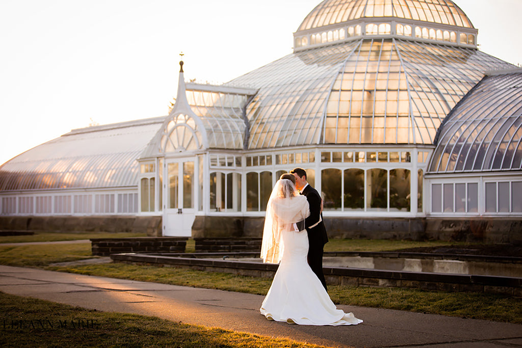 Melissa & Brad - Glamorous Garden Wedding at The Phipps Conservatory in Pittsburgh, PA