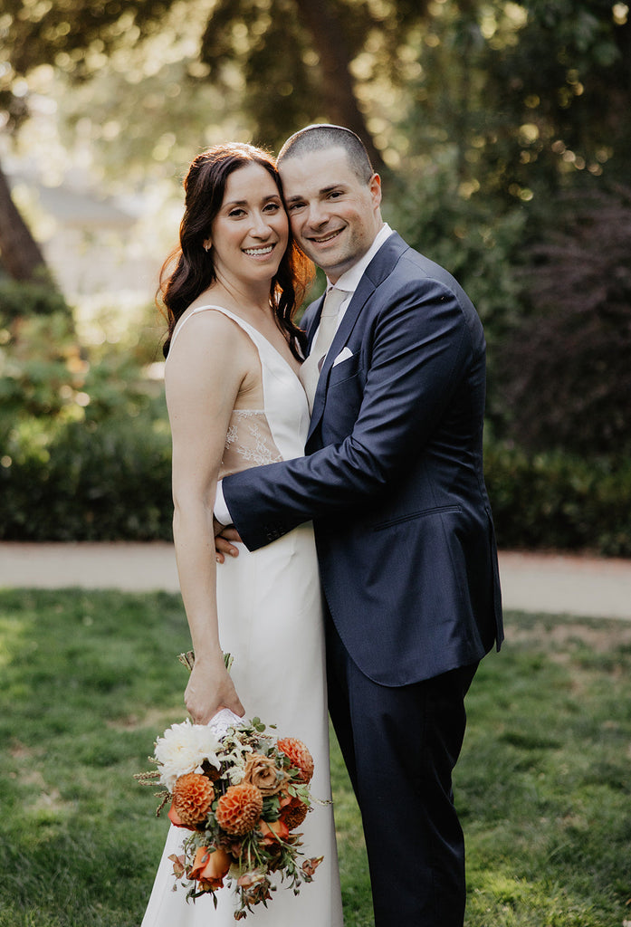 Dalia & Brett - Intimate Wedding at Gamble Garden in Palo Alto, California