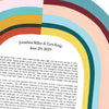 Colors of a Life Together Ketubah w/ Matching Parents' Gift