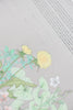 Dandelion Purslane Herbal Ketubah with Matching Parents' Gift | Detail Shot | Tallulah Ketubahs