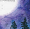 Tall Trees in the Moonlight Ketubah with Matching Parents' Gift | Detail Shot | Tallulah Ketubahs