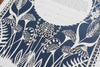 Love Birds in the Garden Papercut Ketubah with Navy Color Background | Detail Shot | Tallulah Ketubahs
